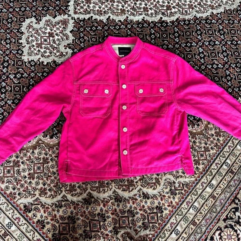 BARBIE ESQUE! Banana Republic- Hemp Shirt Jacket